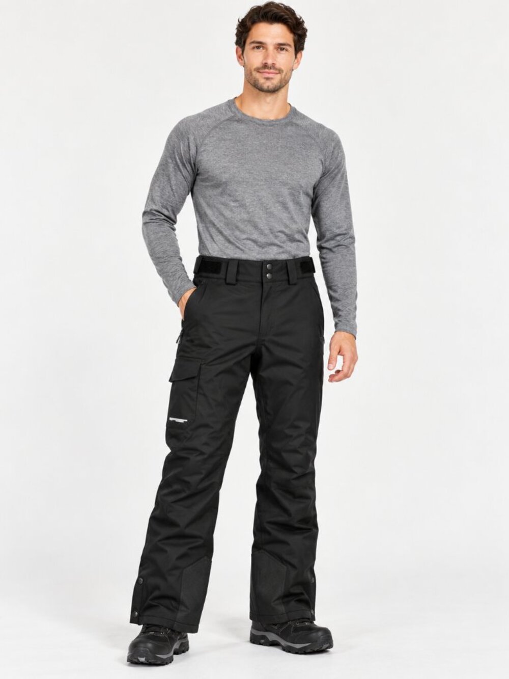 Stormpack Sunice Men's Ski Snow Pants S Black Fleece Lined Winter NWT